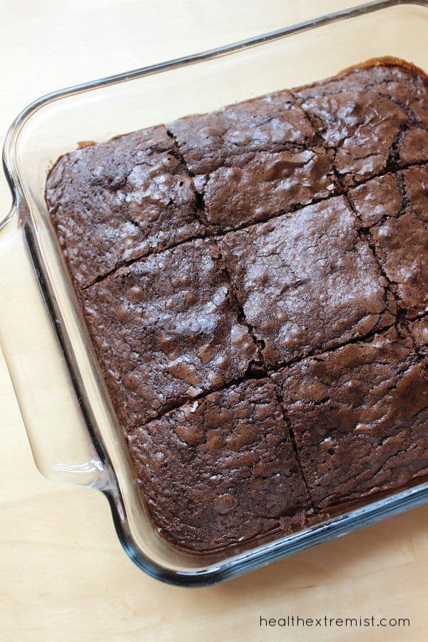 Coconut Flour Brownies Fresh Out of the Oven