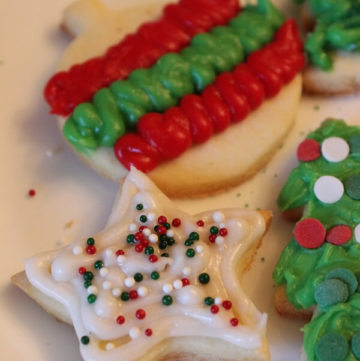 Paleo Cut-Out Coconut Flour Cookies Recipe- We love making these paleo christmas cut-out cookies every year. They are easy to shape and delicious.