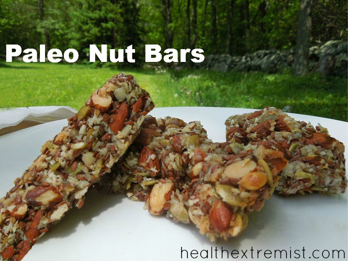 Easy to Make Paleo Nut Bars