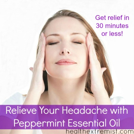 How to Use Peppermint Essential Oil for Headaches - Super simple remedy that really works for headaches! Just apply the mixture with peppermint oil along your hairline. #DIY #natural #DIYnatural #naturalremedy #headaches #headacheremedy #peppermint #essentialoil