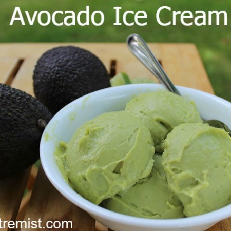 Avocado Ice Cream Recipe - This recipe for avocado ice cream is dairy free, gluten free and paleo