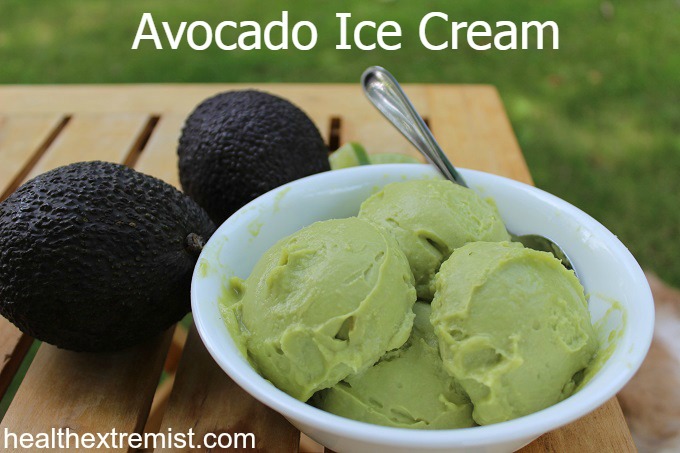 Avocado Ice Cream Recipe - Dairy free
