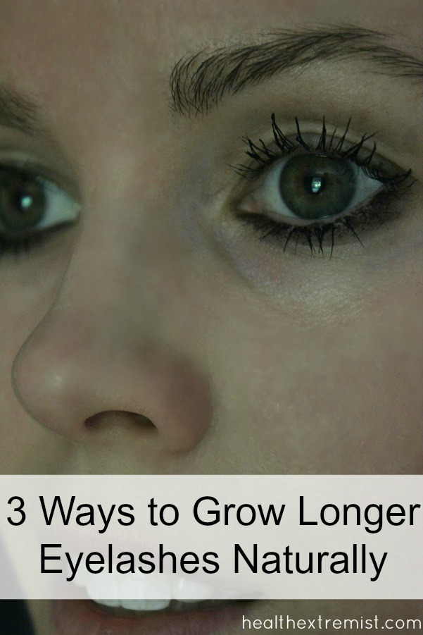 3 Ways to Grow Longer Eyelashes Naturally - My eyelashes were noticeably longer just after 3 months of using these natural methods at home. #DIY #natural #allnatural #naturalremedy #groweyelashes #eyelashes #growlongereyelashes #longereyelashesnaturally