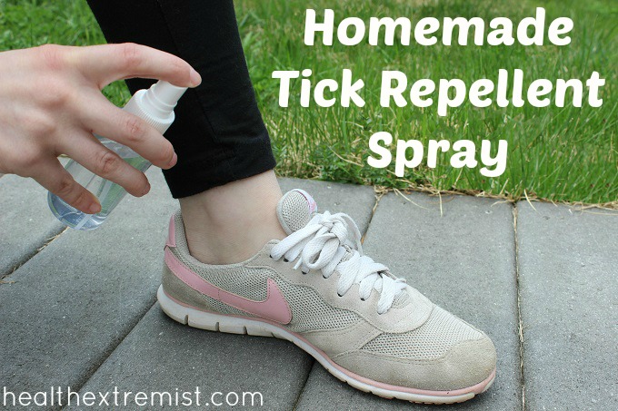 Natural Homemade Tick Repellent Spray - Just spray this mixture on your clothes or skin to repel ticks