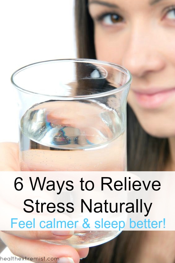 6 Ways to Relieve Stress - Feel calmer, more relaxed and sleep better using these methods to reduce stress.