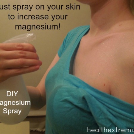 How to Make Magnesium Spray for Your Skin - Spray this magnesium mixture on two times a day to increase your magnesium, reduce anxiety and improve sleep.