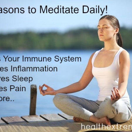 10 Amazing Health Benefits of Meditation - Meditating for just a few minutes a day can increase your immune system, lower blood pressure, reduce anxiety, and reduce inflammation.