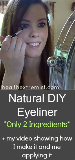 DIY Natural Eyeliner in Black