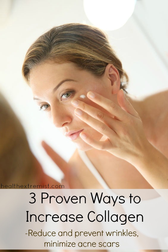 How to Increase Collagen at Home Naturally! I've been using these 3 methods to increase collagen production and it's been helping my acne scars. It also helps prevent and reduce wrinkles.