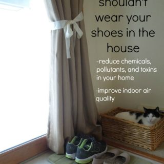 Why You Shouldn't Ever Be Wearing Shoes in the House - Reduce indoor toxins and improve air quality by taking your shoes off.