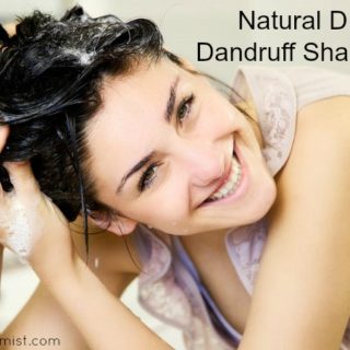 Natural DIY Dandruff Shampoo - Use this shampoo at least once a week and you can get rid of dandruff