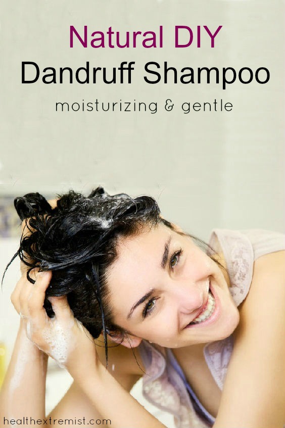 Moisturizing Natural DIY Dandruff Shampoo. Use this anti-dandruff shampoo a few times a week to keep dandruff away.