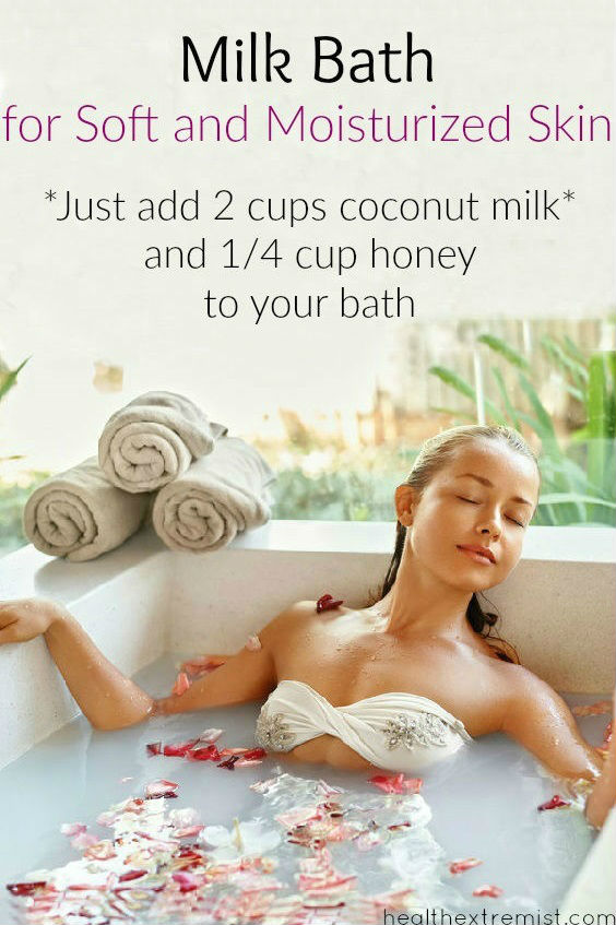 How to Make a Milk Bath for Soft and Moisturized Skin. Add coconut milk and honey to make a milk bath and get soft, smooth skin.