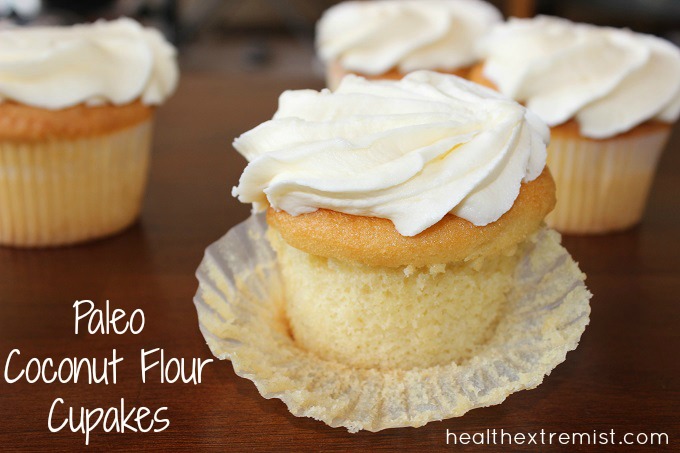 Vanilla Paleo Cupcakes Recipe (gluten-free and dairy-free)