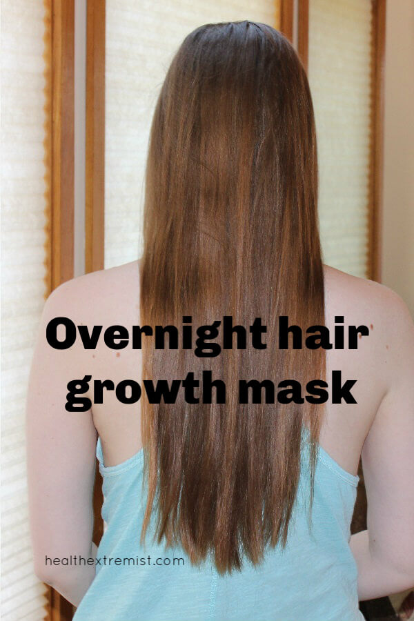 Natural Overnight Hair Growth Mask - I apply this hair mask to increase hair growth and prevent breakage.