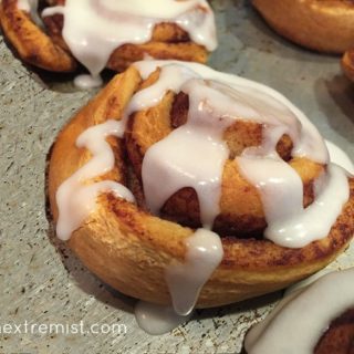 Paleo Cinnamon Rolls with Frosting Glaze - These cinnamon rolls are soft, fluffy and taste like regular rolls. They're gluten free, grain free and refined sugar free.