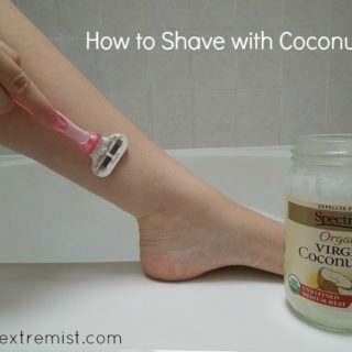 How to Shave with Coconut Oil for Soft Skin - Prevents razor burn, razor bumps and irritation
