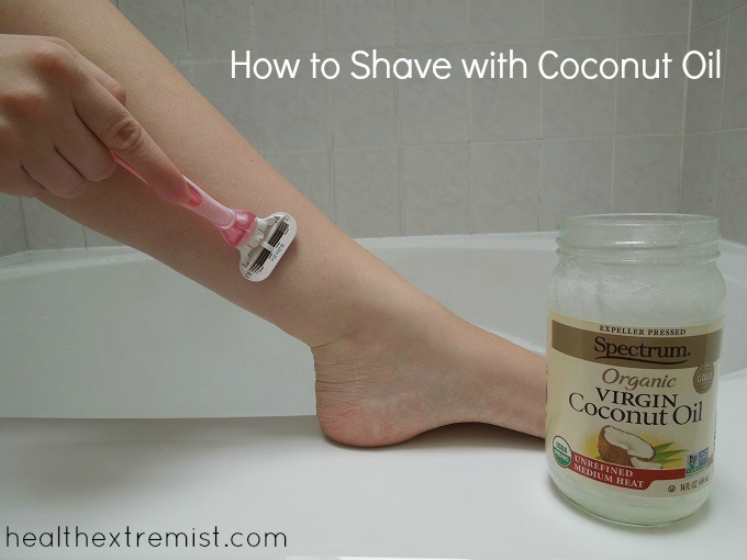 How to Shave with Coconut Oil for Soft Skin - Prevents razor burn, razor bumps and irritation