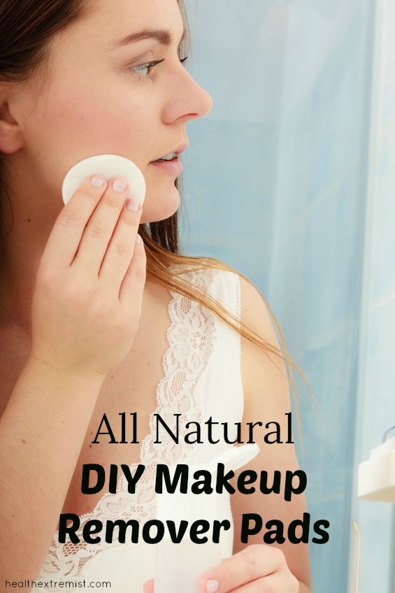 All Natural DIY Makeup Remover Pads - Remove makeup from pores with gentle ingredients, great for acne prone skin too