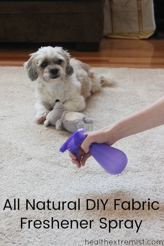 Make Your Own Natural DIY Fabric Freshener Spray - Using only 3 ingredients