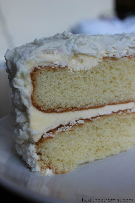 Vanilla Paleo Coconut Flour Birthday Cake Recipe - Gluten free, dairy free