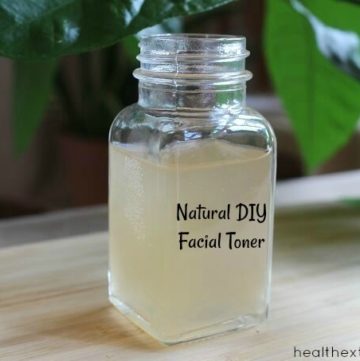 All Natural DIY Facial Toner for Acne Prone Skin - Helps minimize pores, removes oil and prevents breakouts