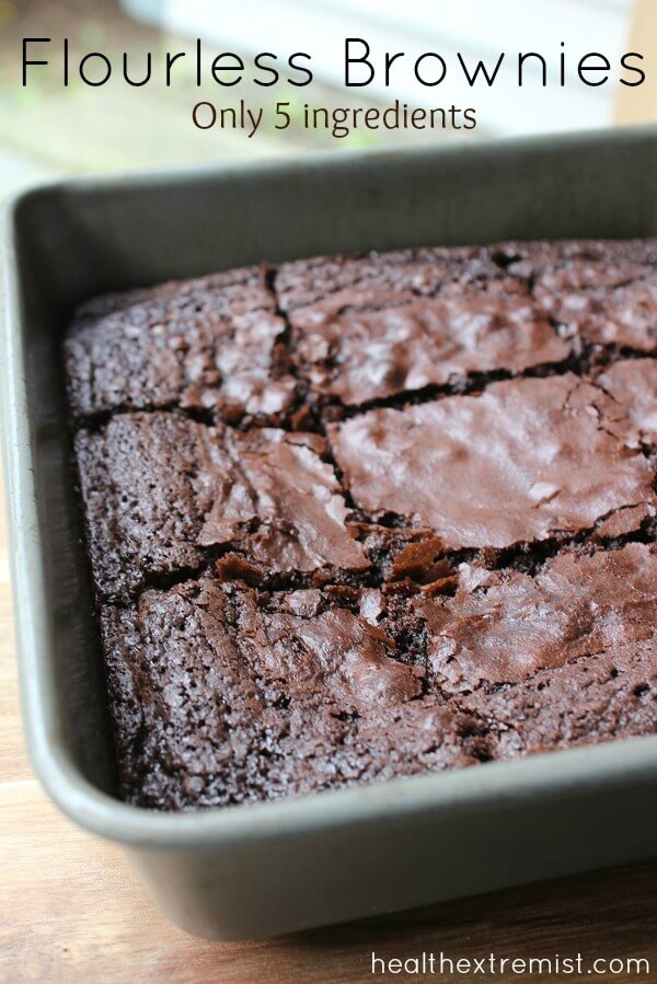 Flourless Brownies Recipe - These brownies are soft, moist and delicious! This recipe is gluten free, grain free, dairy free, and paleo.