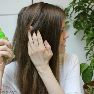 Natural DIY Hairspray - This hairspray has a strong hold and lasts all day. It makes my hair look more thicker and holds my hairstyle.